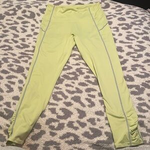 Free People movement neon green leggings